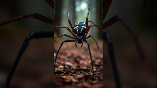 Most Dangerous Spider FunnelWeb spider animals facts viralshort viralvideo venomousanimals [upl. by Maice]