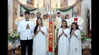 Celebration of the Sacrament of Confirmation Israel  Holy Mass by Most Rev Rafic Nahra [upl. by Ayocat222]