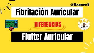 Fibrilación Auricular vs Flutter Auricular  EKG con RAYMED [upl. by Cristiona950]