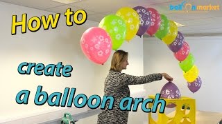 How To Make a Balloon Arch with Helium [upl. by Cello]