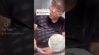 Protein Treatment with HI PRO PAC proteintreatment naturalhair natural [upl. by Akenot830]