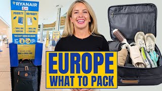 How to Pack for Europe in JUST a Carryon 2 weeks [upl. by Sirahc]