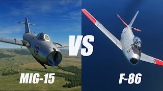 MiG15 vs F86 Sabre DCS [upl. by Alaster]