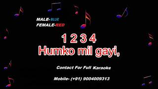 KARAOKE OF PUCHHO NA YAAR KYA HUA [upl. by Tilla]