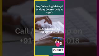 Legal Drafting Course news civiljudge federalcourt latestnews highcourtjudge governmentbranch [upl. by Feetal]