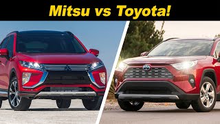 Toyota RAV4 vs Mitsubishi Eclipse Cross  Low Cost vs Cost To Operate [upl. by Rudich]