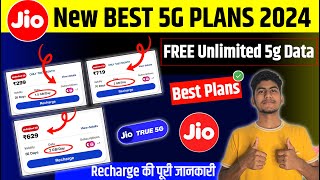 Jio 4G or 5G Ke New Plans  Jio Unlimited 5G Data New Plan  Jio Free 5G Data Offer Jio Plan Price [upl. by Ardekahs]