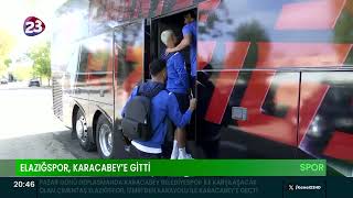 KARACABEY BELEDİYESPOR İLE KARŞILAŞACAK OLAN ELAZIĞSPOR İZMİR’DEN KARAYOLU İLE KARACABEY’E GEÇTİ [upl. by Aneekas]