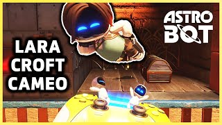 Astro Bot  LARA CROFT Cameo Bot at Hieroglitch Pyramid [upl. by Notyard]