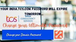 How to change ultimatix password  How to change india domain password in ultimatix  tcs password [upl. by Aziar]