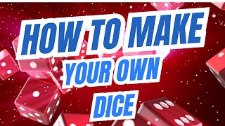 How to create your own dice a step by step guide from 3D printing using wood to epoxy or foam [upl. by Eniamrehc]