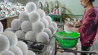 How They Make FIFA World Cup Balls by Hand [upl. by Euqinoj]