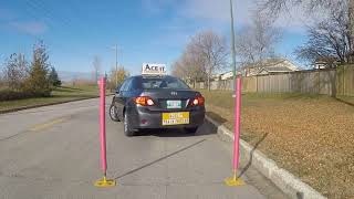 How to Parallel Park with Poles Cones to Pass Your Driving Test 2022 [upl. by Bertram679]