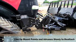 LEON Dozer M5000 quotQuick Attachquot Demonstration [upl. by Eniamrehs585]