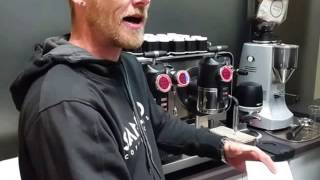 Different extractions pressures  Sanremo Opera Coffee Machine [upl. by Einad]