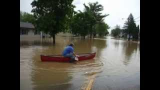 Reedsburg Wisconsin 100 Year Flood [upl. by Inajar667]