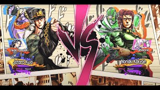 quotHighStakes Battle Jotaro Kujo vs Noriaki Kakyoin  JoJos AllStar Battle R PS5 Gameplayquot [upl. by Vasquez]