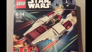 Der Night Talk A Wing Starfighter Lego 75175 [upl. by Molini224]