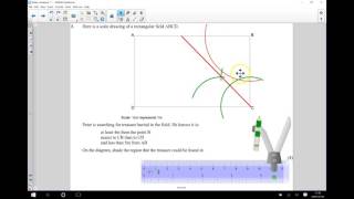 Loci problem solving with constructions  Loci GCSE Maths [upl. by Enirtak]