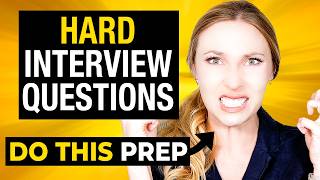 9 Tough Interview Questions and the BEST Answers [upl. by Nirda]