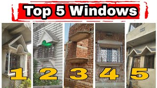 Top 5 Windows design। Sunshade design  Window design।। Box window design  modern window design [upl. by Snow]