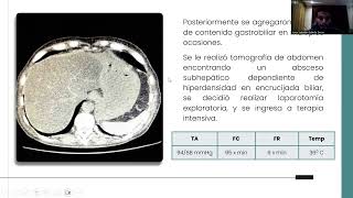 Medicina 8C Absceso subhepático posterior a colecistectomía [upl. by Ahsehat]