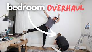 Shiplapping An Entire Bedroom Ourselves DIY Bedroom Makeover on a Budget  Teen Bedroom Design [upl. by Jesselyn711]