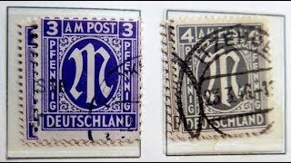 Briefmarken wertvoll oder nicht Der ungefähre Wert der Briefmarken Bizone von 1945  1949 [upl. by Martyn474]