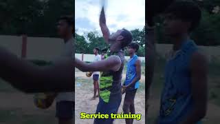 1  ♥️volleyball service practice♥️  Dheena coach volleyball camp [upl. by Beal]