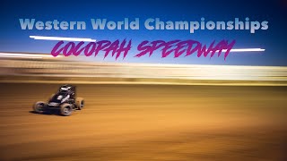 Night 1 Western World Championships  Cocopah Speedway  USACCRA 410 Sprint OnBoard [upl. by Sukey]