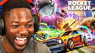 MARK FINALLY PLAYS ROCKET LEAGUE amp EVERYBODY IS ALREADY HEATED [upl. by Lossa]