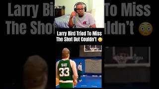 Larry Bird Tried To Miss The Shot But Couldn’t 😳 shorts larrybird nba [upl. by Anauj]