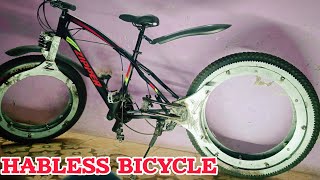 Making Hubless fat bike  Home made  back wheel complete  part 12  the yk 2626 [upl. by Ahael941]