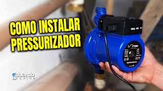 Instalação Pressurizador BOM e BARATO da TAURUS TRS12 [upl. by Harneen]