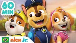 Patrulha Canina  O Melhor da Patrulha Canina por 1 Hora  Nick Jr em Português [upl. by Adiam787]