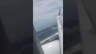 View from flight ✈️ travel flyworld flightvideo clouds airbus airarabia airarabiaandflydubai [upl. by Rundgren]