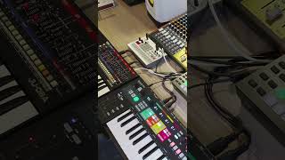 synthwave Solina  Volca Keys  Juno 60  Tascam Model 12 [upl. by Oreste]