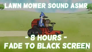 Lawn Mower Sounds for Sleep BLACK SCREEN 8 HOURS  Mowing The Lawn for Relaxing Sleep [upl. by Kryska]