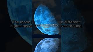 how does the moon glow foryou shorts viralshorts fyp planet science gravity nature system [upl. by Huberman]