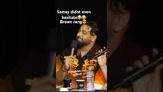 Samay didnt hesitate 😂 badshah roast like share for honey singh standupcomedy samayraina badshah [upl. by Etnoid630]