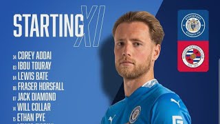 Stockport county vs Reading line up review [upl. by Park]