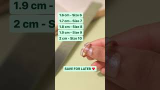 How to Measure Ring Size at Home  Ring Sizer  Finger Ring Size  Stylika Fashion Tips  Ahmedabad [upl. by Ardiekal150]