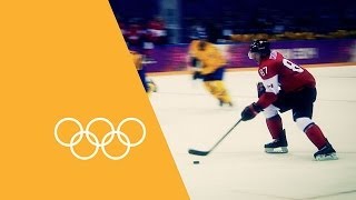 Ice Hockey The Saves amp Shots Of Sochi 2014  90 Seconds Of The Olympics [upl. by Sloane]