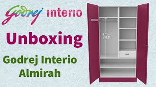 Godrej Interio Almirah Unboxing Best Almirah For Home [upl. by Cranford923]