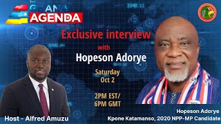 Exclusive interview with Hopeson Adorye [upl. by Kissie]