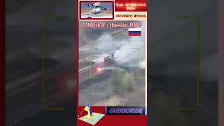 Ukrainian FPV drones strike Russian BMP shorts [upl. by Colston]