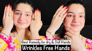 REMOVE WRINKLES FROM HANDS  GET YOUNGER LOOKING HANDS [upl. by Tsew]