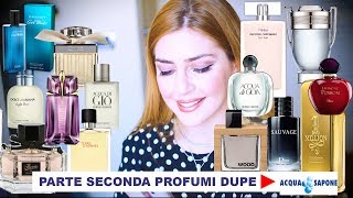 PROFUMI dupes ACQUA E SAPONE parte 2  copie profumi DUPE di marca uomo e donna  profumi famosi [upl. by Revert]