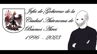 Jefes de Gobierno de la Ciudad Autónoma de Buenos Aires  1996  2023 [upl. by Suellen]