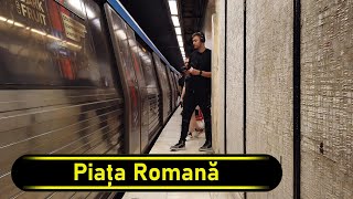 Metro Station Piața Romană  Bucharest 🇷🇴  Walkthrough 🚶 [upl. by Libby]